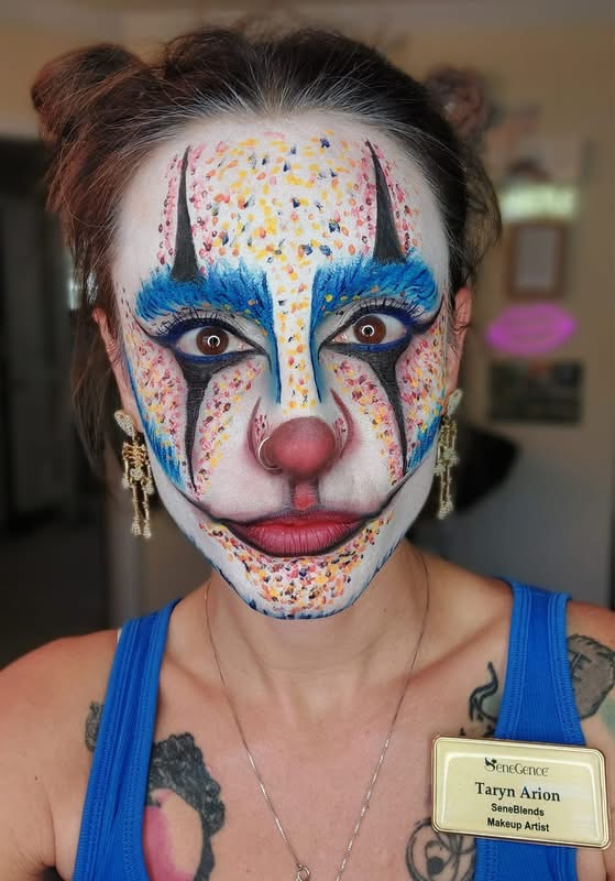 Clown face paint