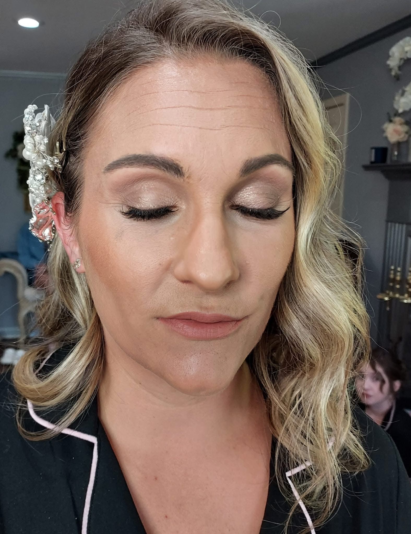 Wedding party makeup