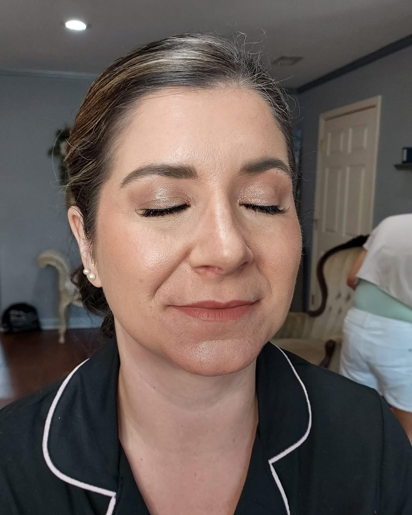 Wedding party makeup, second look